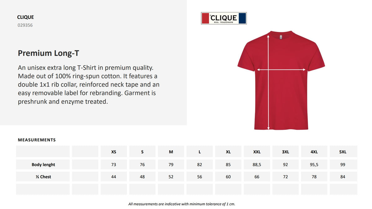 Clique Premium Long-T Pitkä T-Paita 029356