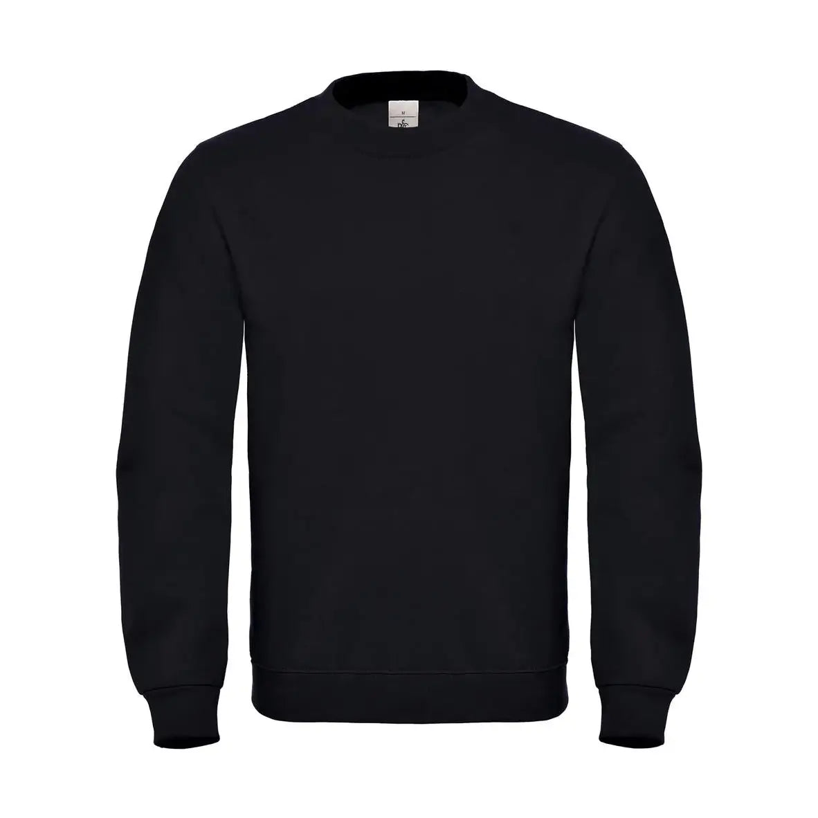 B&C ID.002 Cotton Rich College - Musta / 5XL - Yritystekstiilit