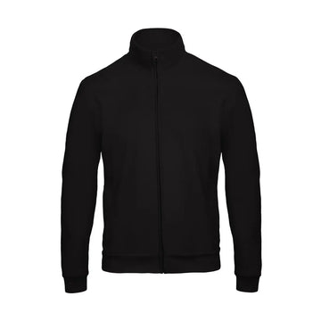 B&C ID.206 50/50 Unisex College Vetoketjulla - Musta / XS - Yritystekstiilit