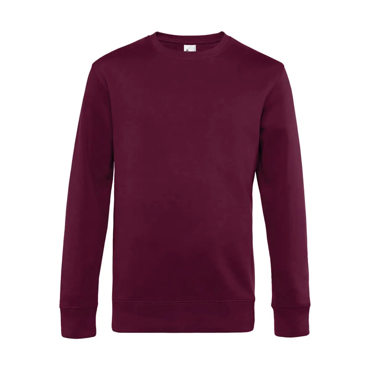 B&C KING Crew Neck_° Collegepusero - Punainen (Dark Cherry) / XS - Yritystekstiilit