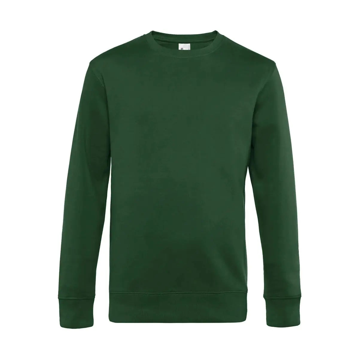 B&C KING Crew Neck_° Collegepusero - Vihreä (Bottle Green) / XS - Yritystekstiilit