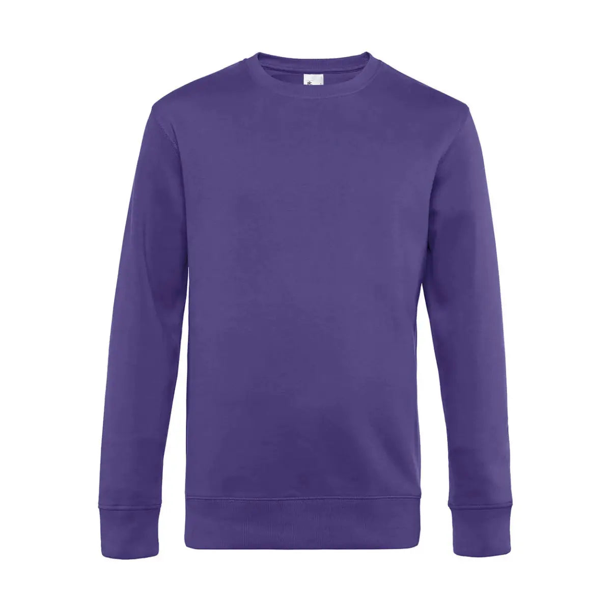 B&C KING Crew Neck_° Collegepusero - Violetti (Radiant Purple) / XS - Yritystekstiilit