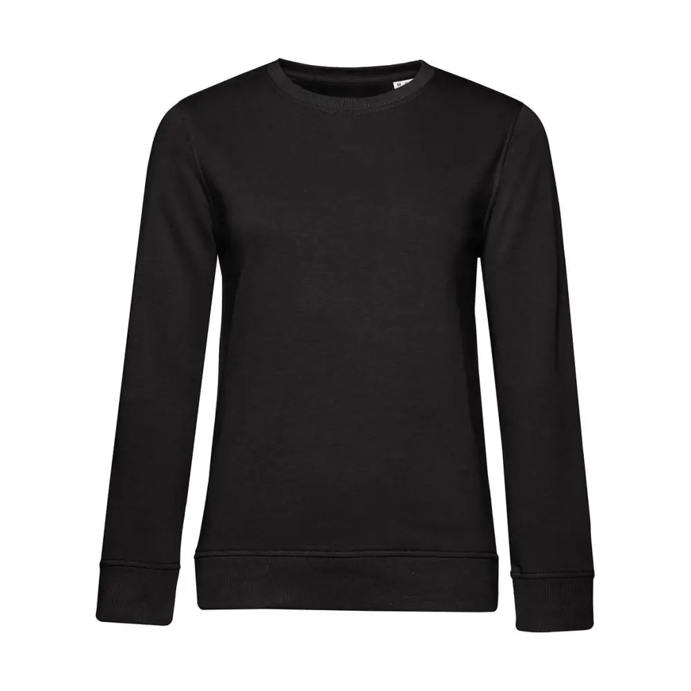 B&C Organic Inspire Crew Neck _° Naisten Collegepaita - Musta (Pure Black) / XS - Yritystekstiilit