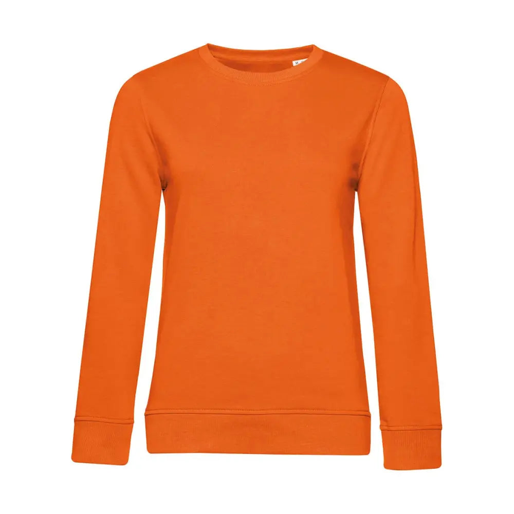 B&C Organic Inspire Crew Neck _° Naisten Collegepaita - Oranssi (Pure Orange) / XS - Yritystekstiilit