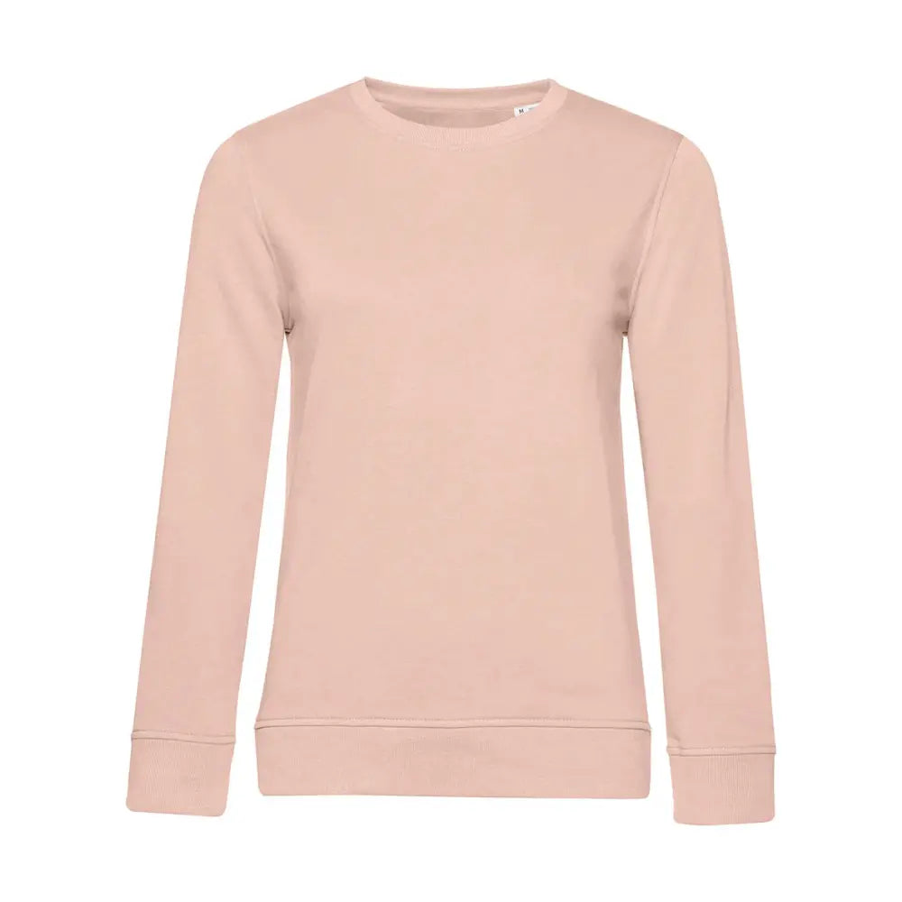 B&C Organic Inspire Crew Neck _° Naisten Collegepaita - Punainen (Soft Rose) / XS - Yritystekstiilit