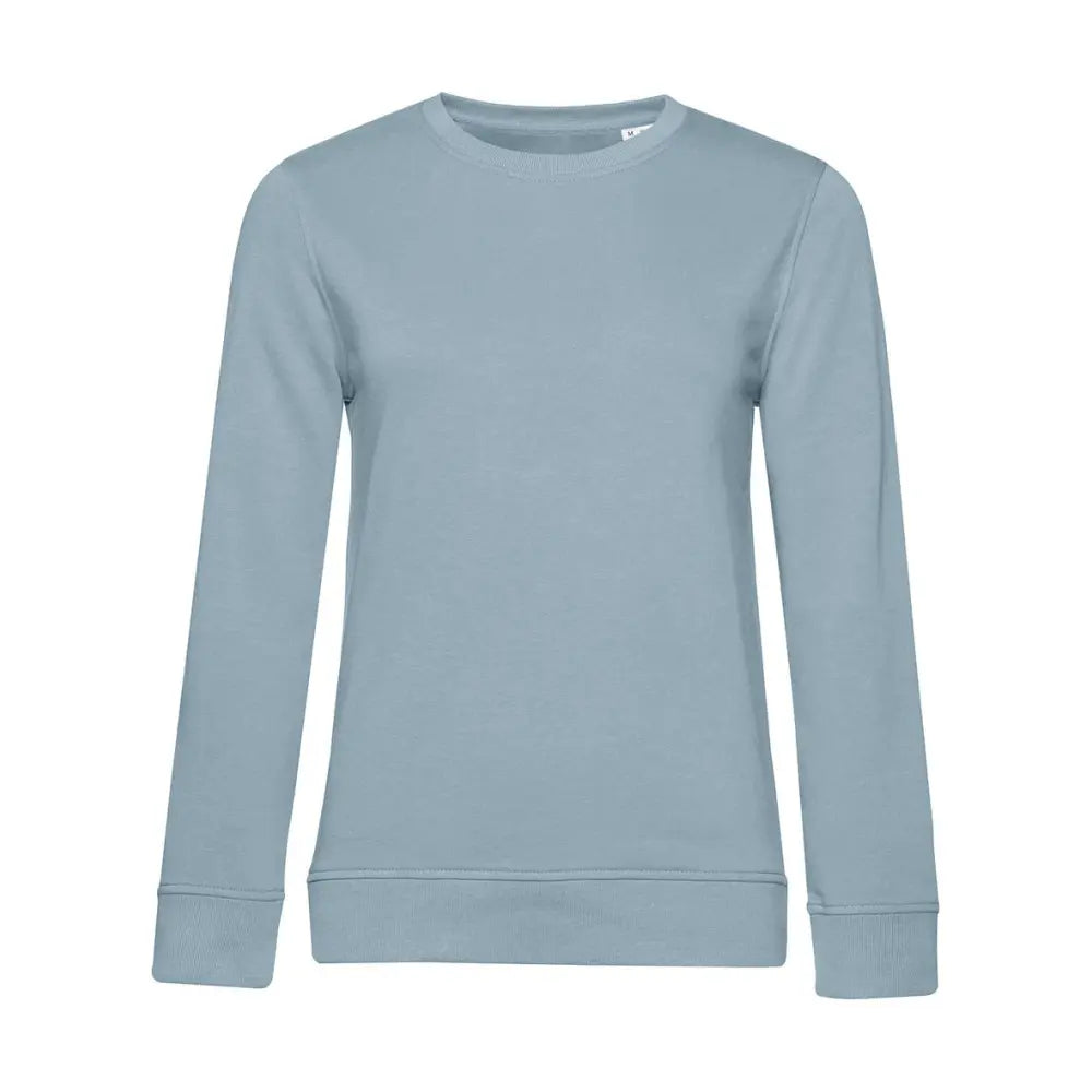 B&C Organic Inspire Crew Neck _° Naisten Collegepaita - Sininen (Blue Fog) / XS - Yritystekstiilit