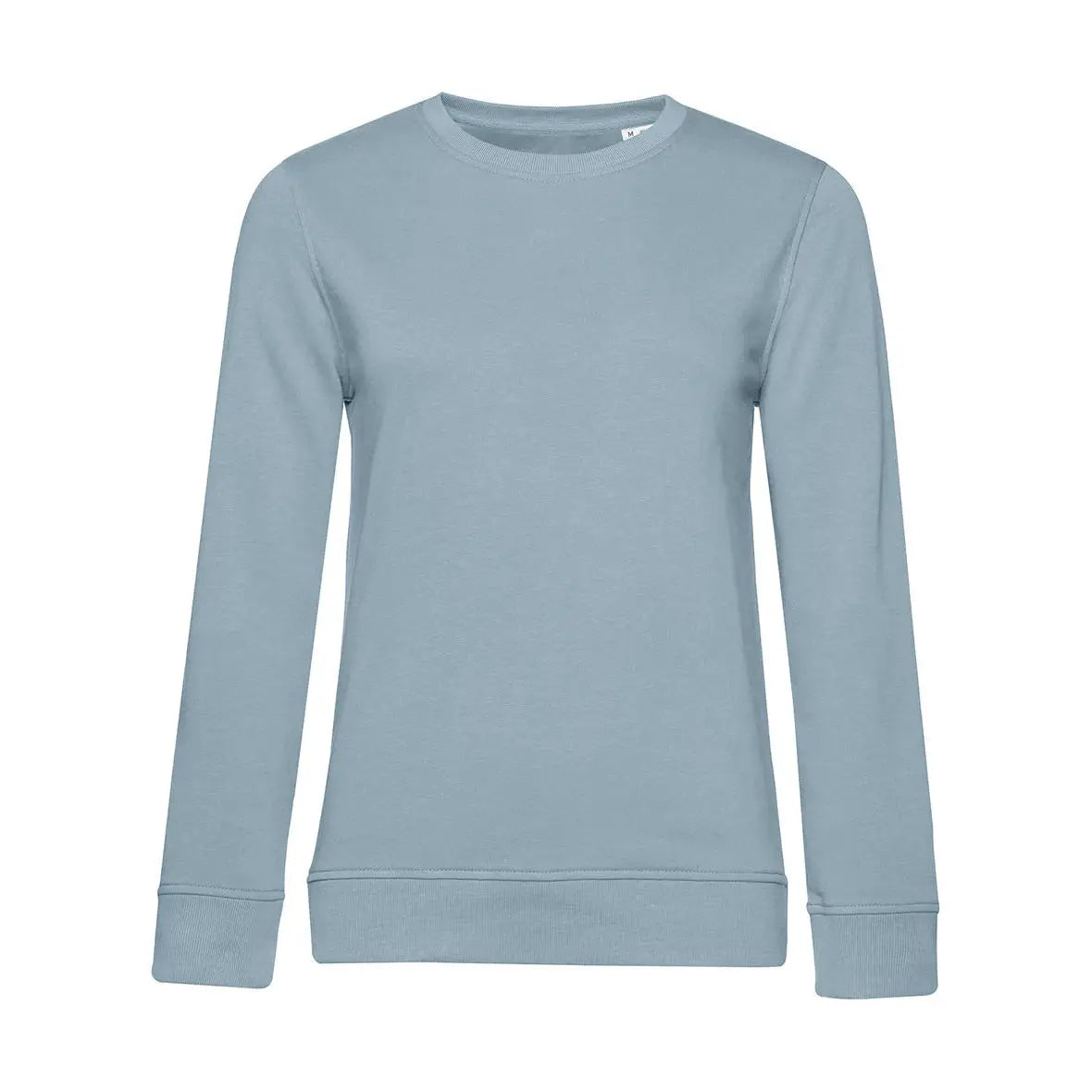 B&C Organic Inspire Crew Neck _° Naisten Collegepaita - Sininen (Blue Fog) / XS - Yritystekstiilit
