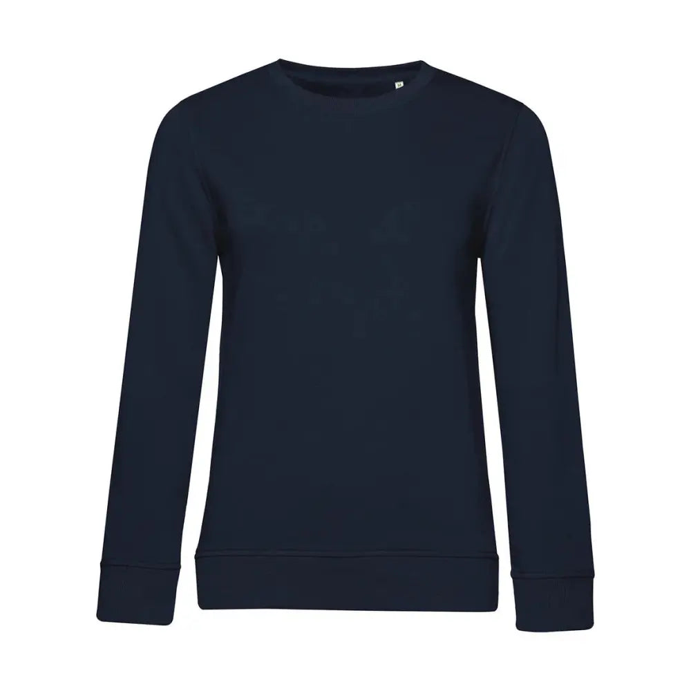 B&C Organic Inspire Crew Neck _° Naisten Collegepaita - Sininen (Navy) / XS - Yritystekstiilit