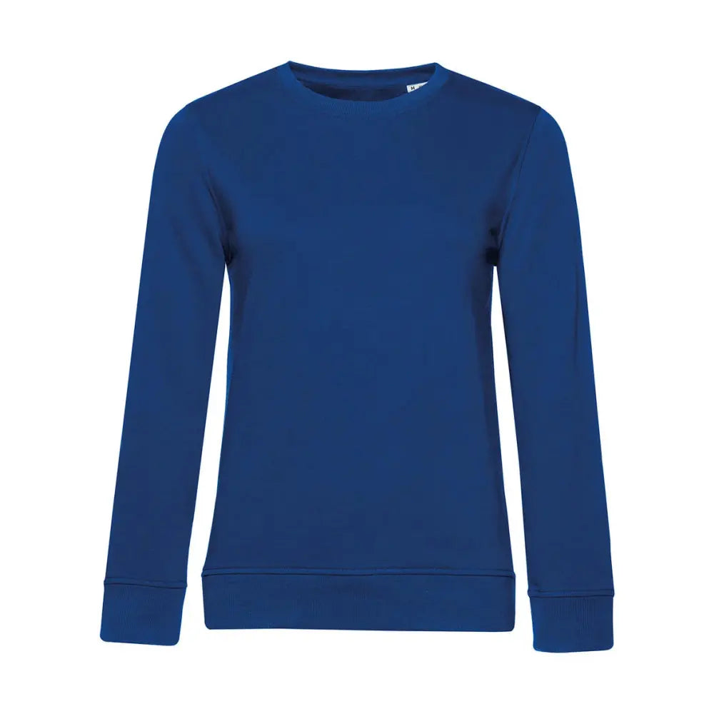 B&C Organic Inspire Crew Neck _° Naisten Collegepaita - Sininen (Royal Blue) / XS - Yritystekstiilit