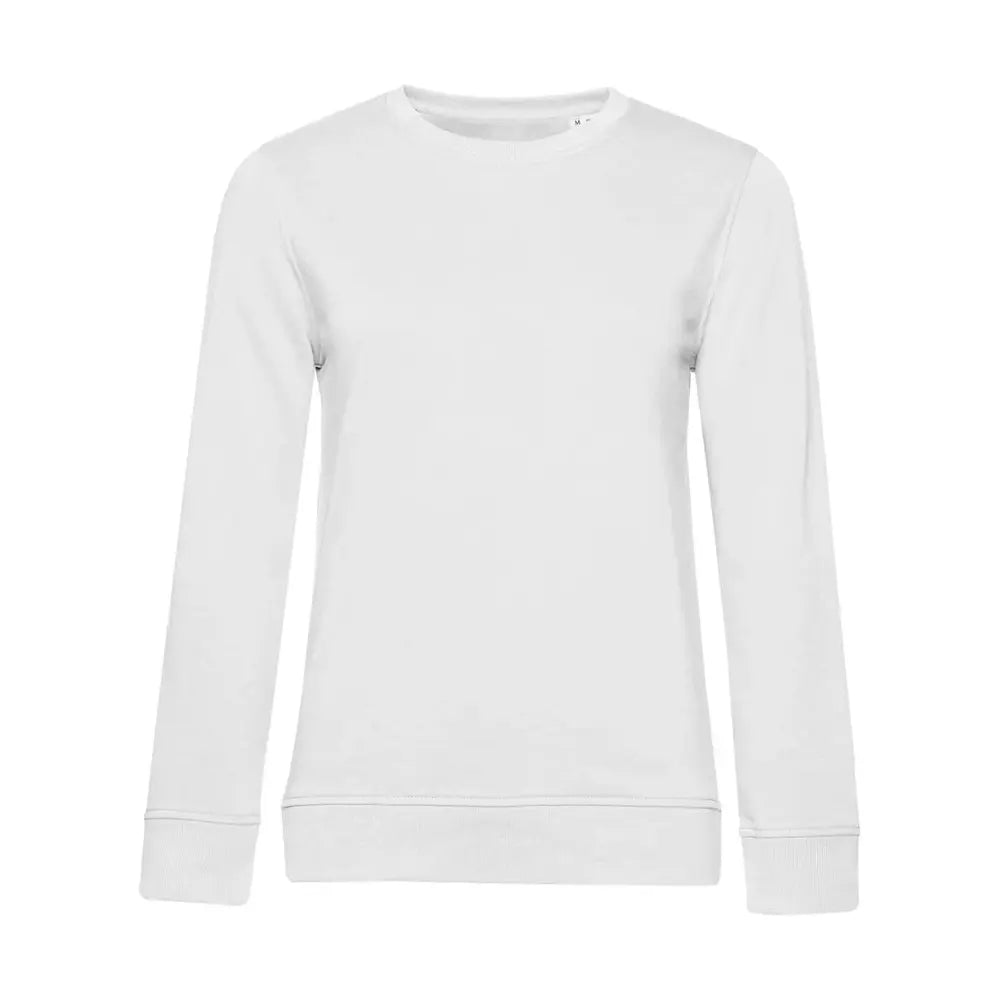 B&C Organic Inspire Crew Neck _° Naisten Collegepaita - Valkoinen / XS - Yritystekstiilit