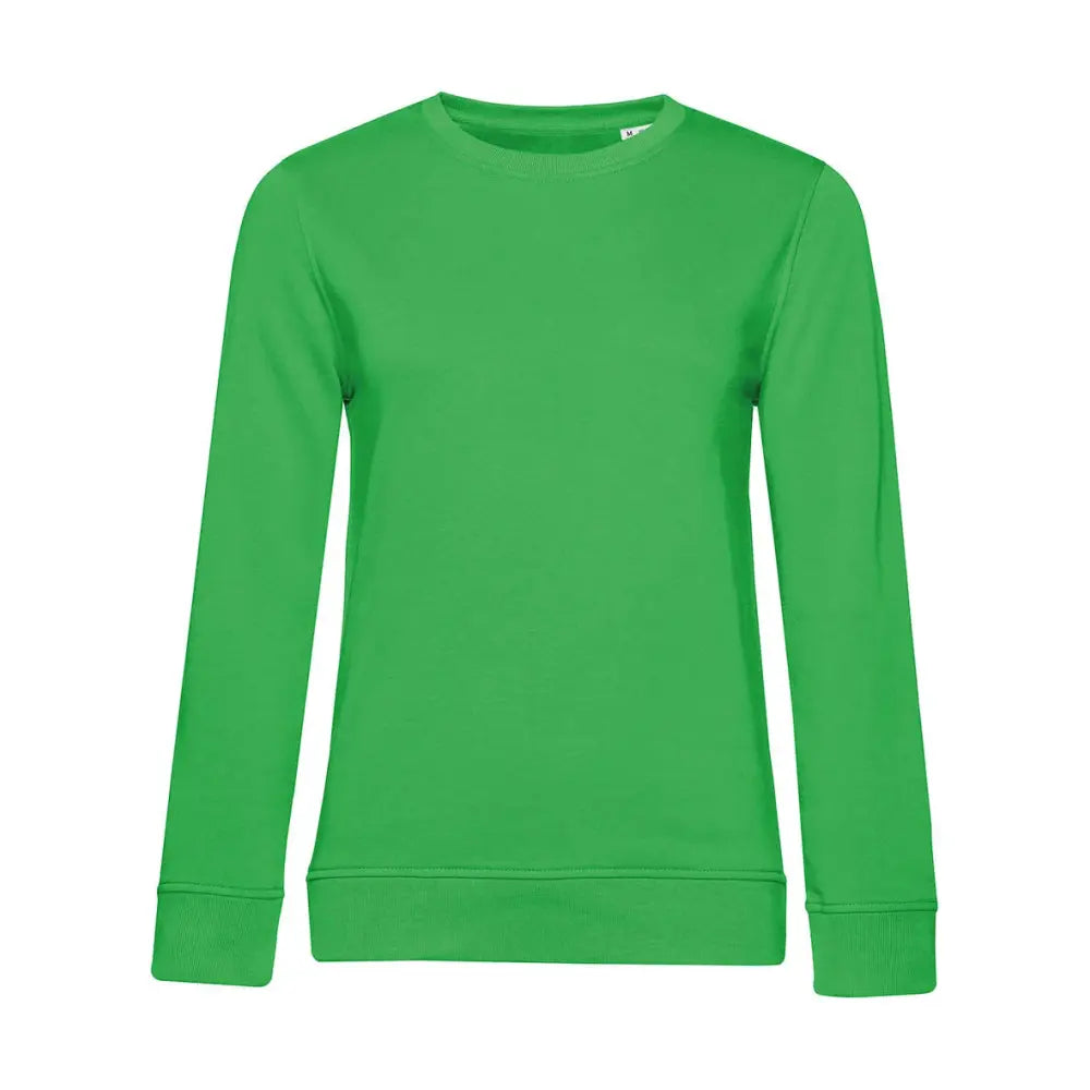 B&C Organic Inspire Crew Neck _° Naisten Collegepaita - Vihreä (Apple Green 2) / XS - Yritystekstiilit