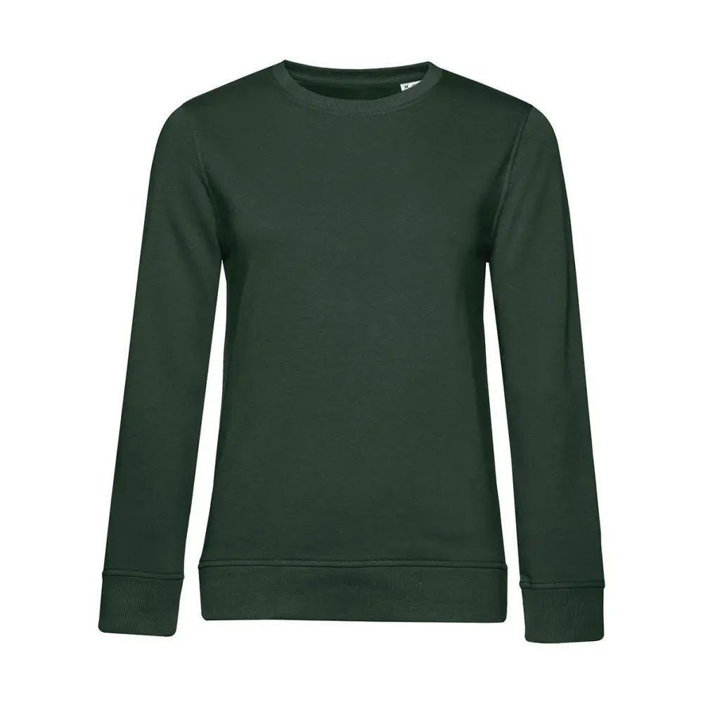B&C Organic Inspire Crew Neck _° Naisten Collegepaita - Vihreä (Forest Green) / XS - Yritystekstiilit