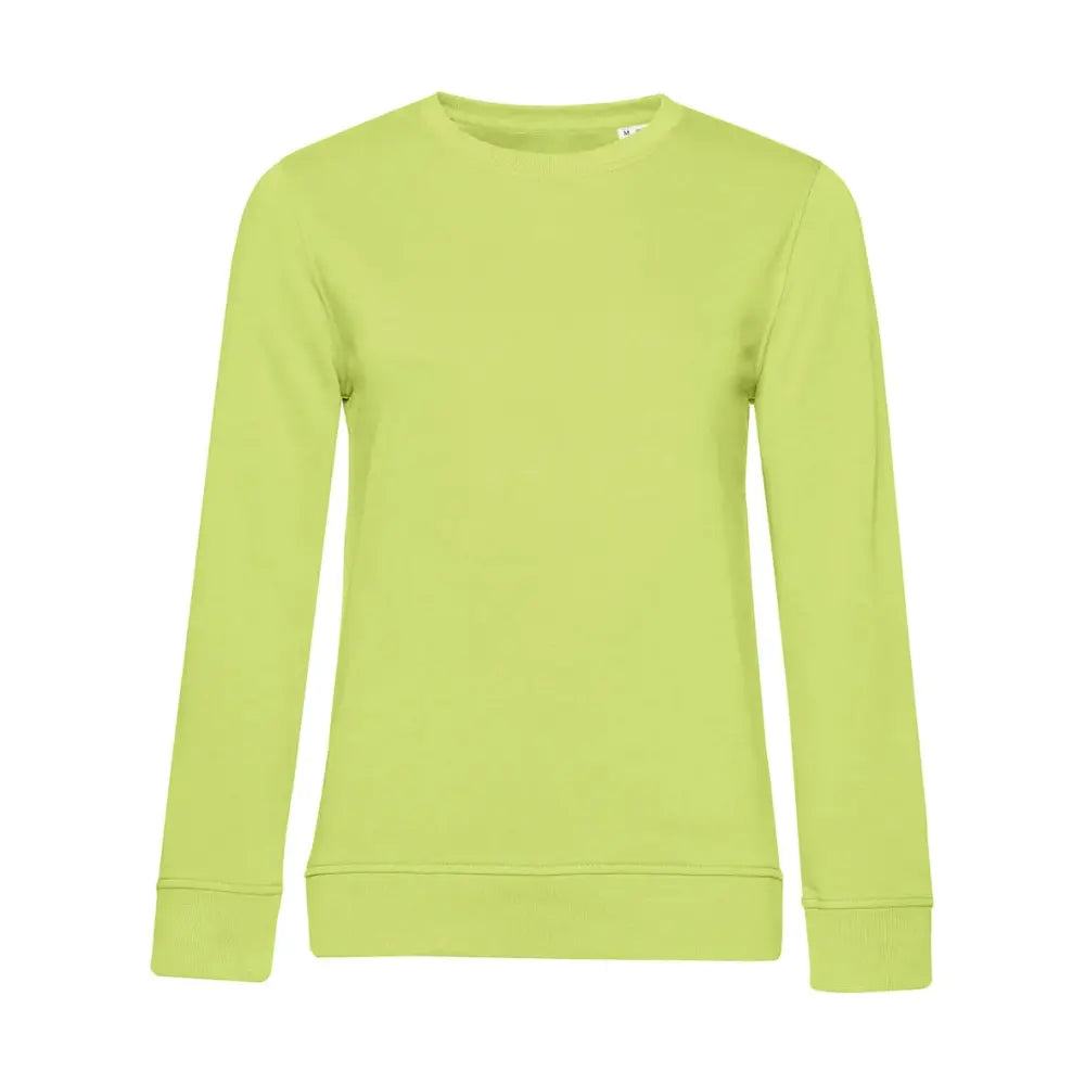 B&C Organic Inspire Crew Neck _° Naisten Collegepaita - Vihreä (Lime) / XS - Yritystekstiilit