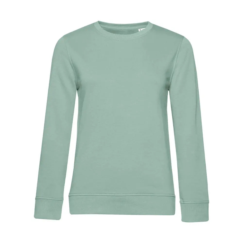 B&C Organic Inspire Crew Neck _° Naisten Collegepaita - Vihreä (Sage Green) / XS - Yritystekstiilit