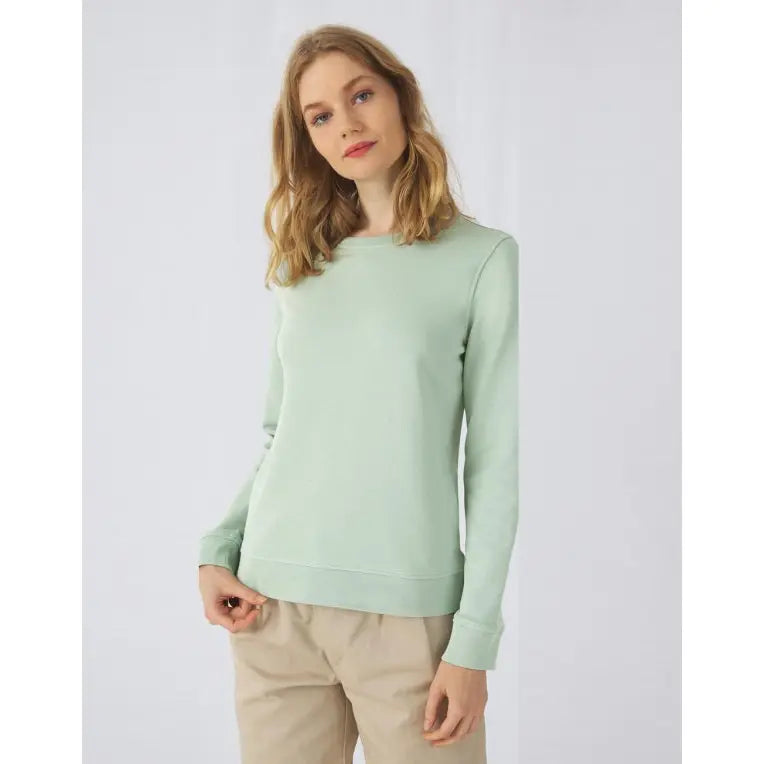 B&C Organic Inspire Crew Neck _° Naisten Collegepaita - Yritystekstiilit