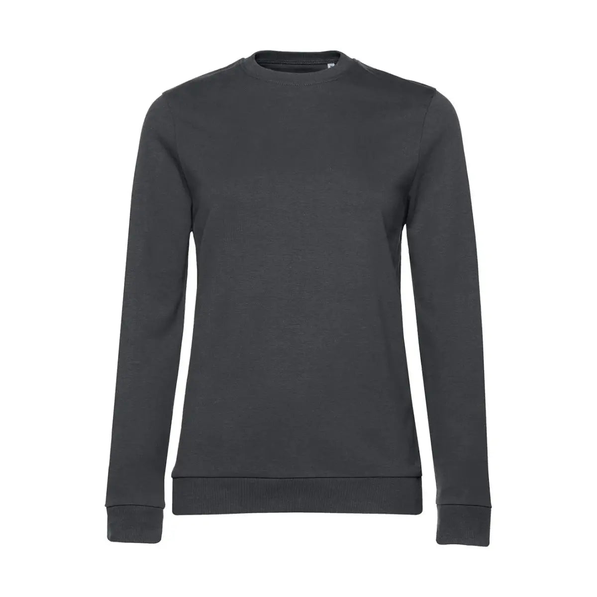 B&C #Set In French Terry Naisten College - Harmaa (Asphalt) / XS - Yritystekstiilit