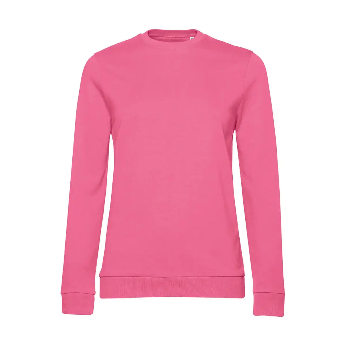 B&C #Set In French Terry Naisten College - Punainen (Fizz Pink) / XS - Yritystekstiilit
