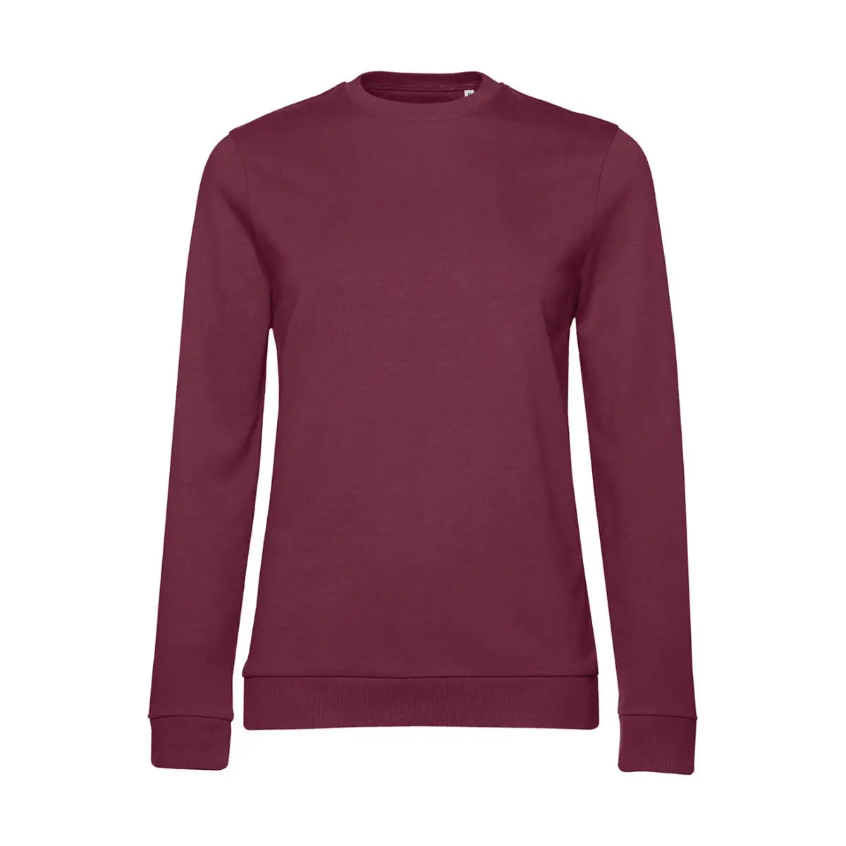 B&C #Set In French Terry Naisten College - Punainen (Wine Red 2) / XS - Yritystekstiilit