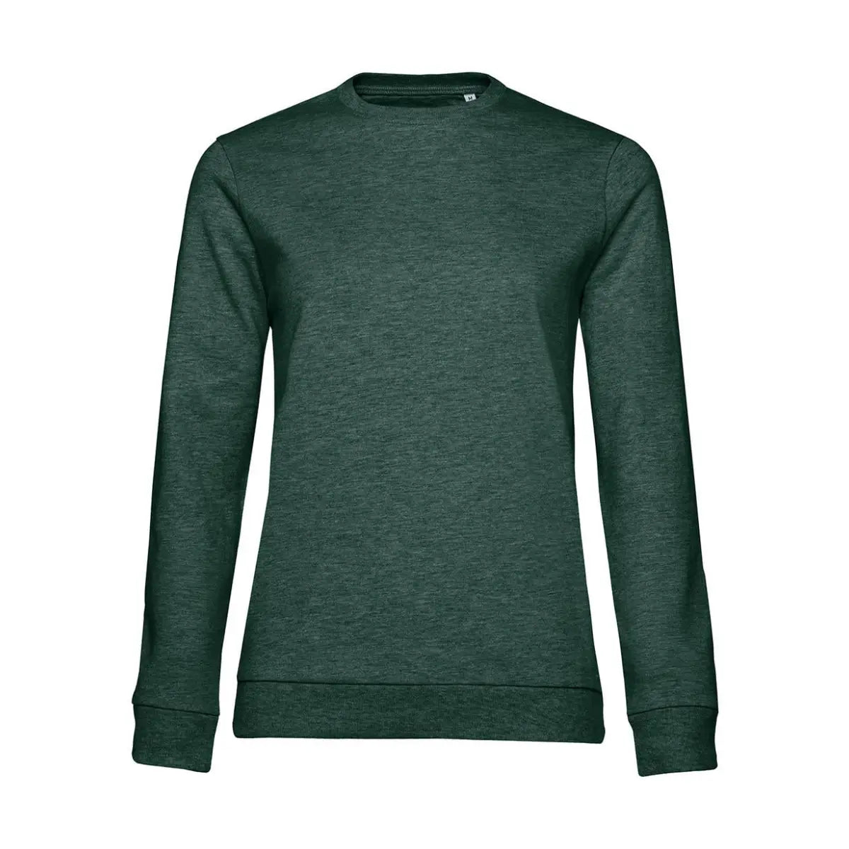 B&C #Set In French Terry Naisten College - Vihreä (Heather Dark Green) / XS - Yritystekstiilit