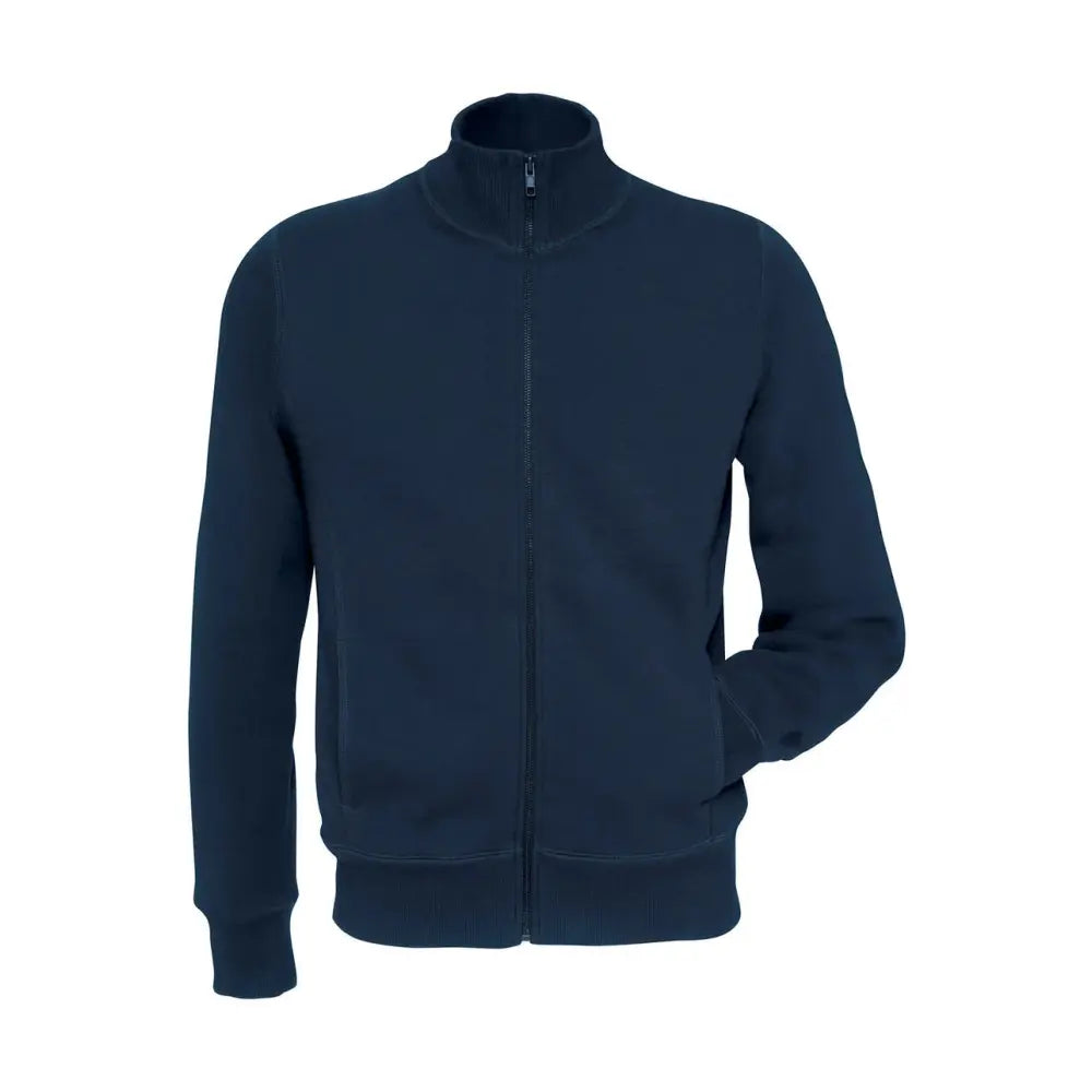 B&C Spider/ Miesten vetoketjullinen College - Sininen (Navy) / S - Yritystekstiilit