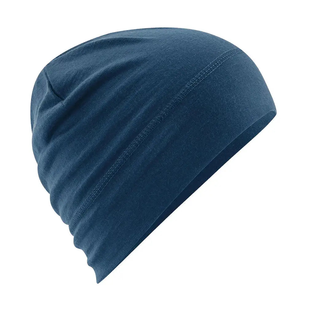 Beechfield Merinovillainen Pipo - Sininen (Steel Blue) - Yritystekstiilit