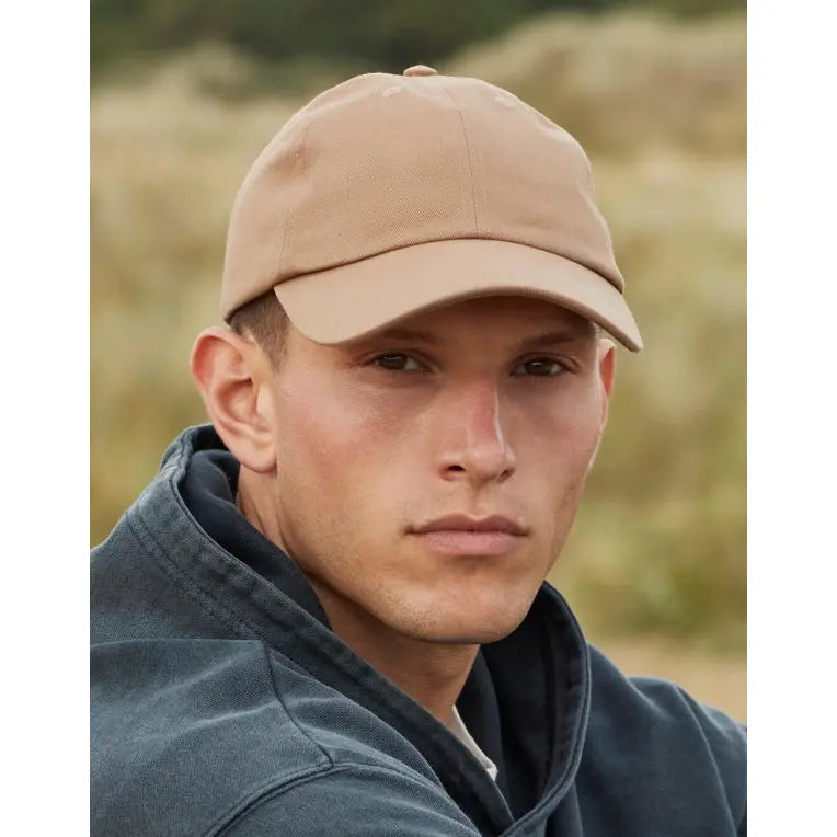Beechfield Organic Cotton 6 Paneelinen Dad Cap B652N - Päähineet