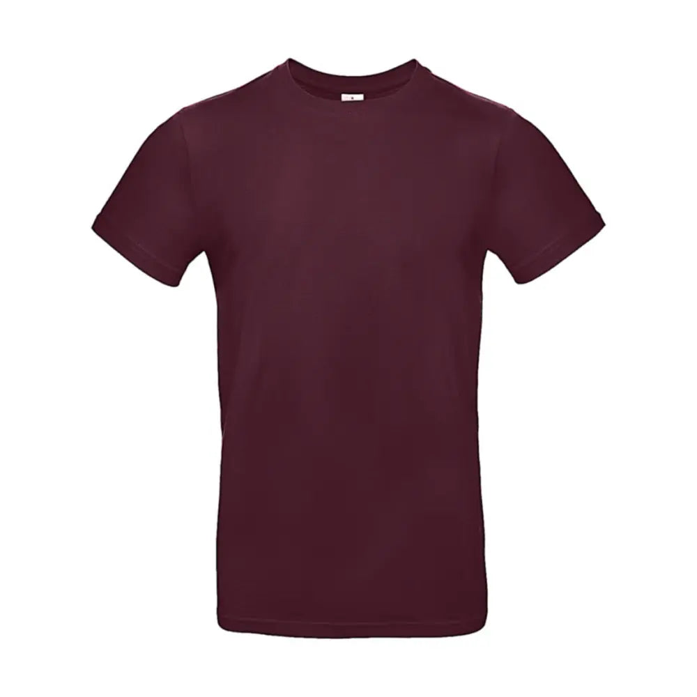 Bella & Canvas #E190 T-Paita - Punainen (Burgundy) / XS - Yritystekstiilit