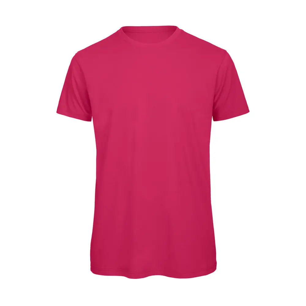 Bella & Canvas Organic Inspire T/men T-Paita Orgaaninen Puuvilla - Punainen (Fuchsia) / S - Yritystekstiilit