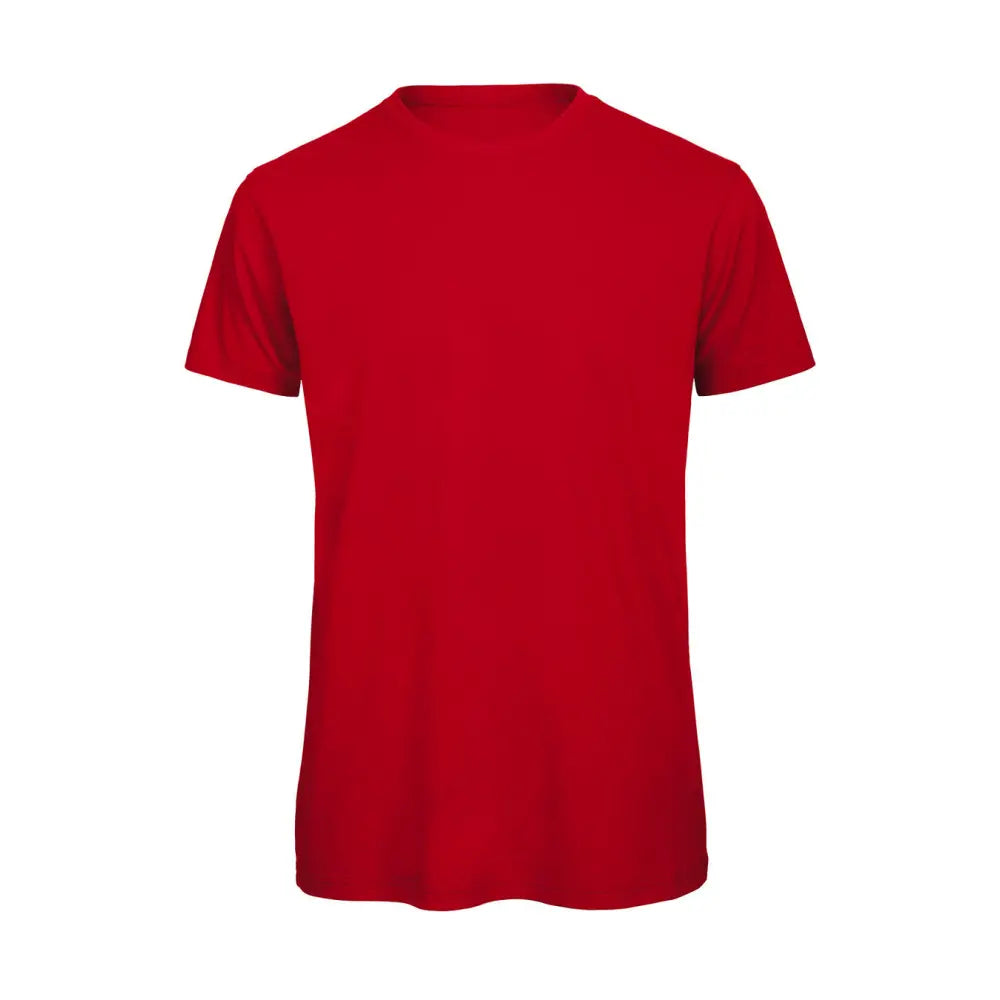 Bella & Canvas Organic Inspire T/men T-Paita Orgaaninen Puuvilla - Punainen / S - Yritystekstiilit