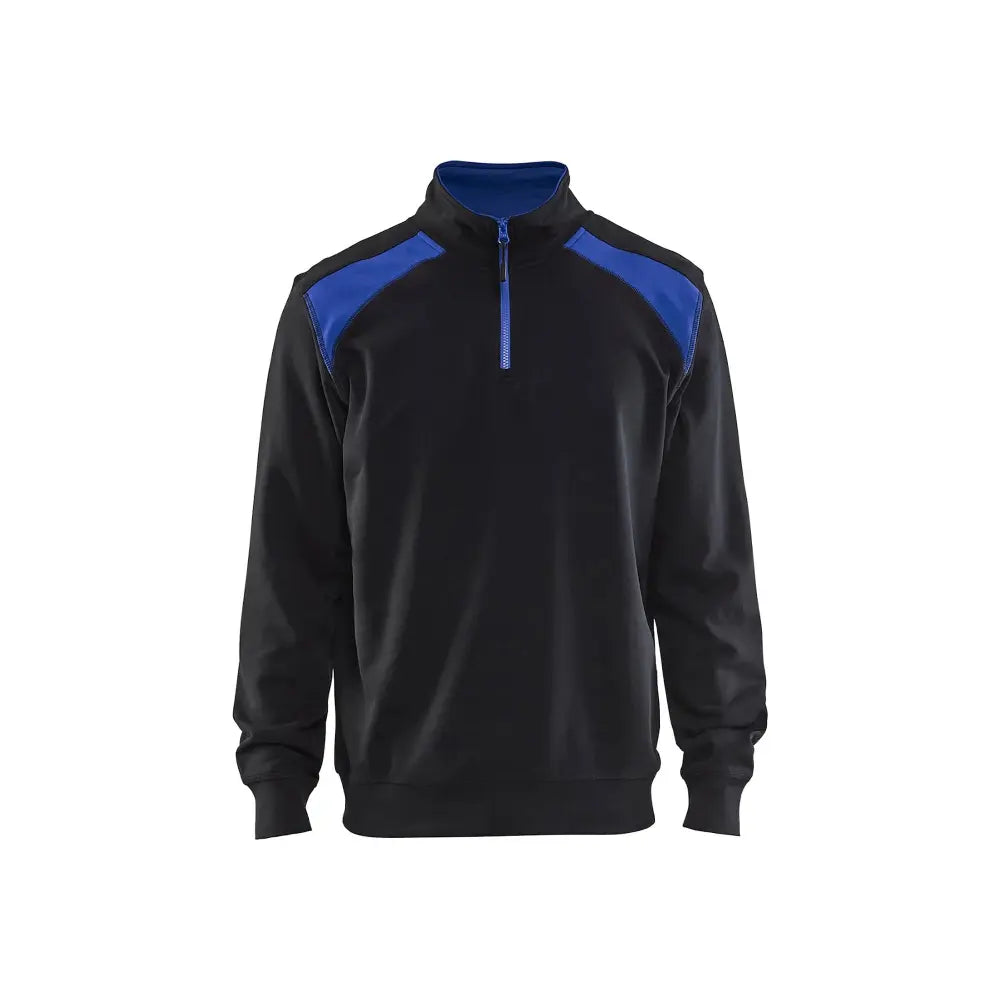 Blåkläder College lyhyt vetoketju 33531158 - Musta/Keskisininen / XXXL - Blåkläder työvaatteet