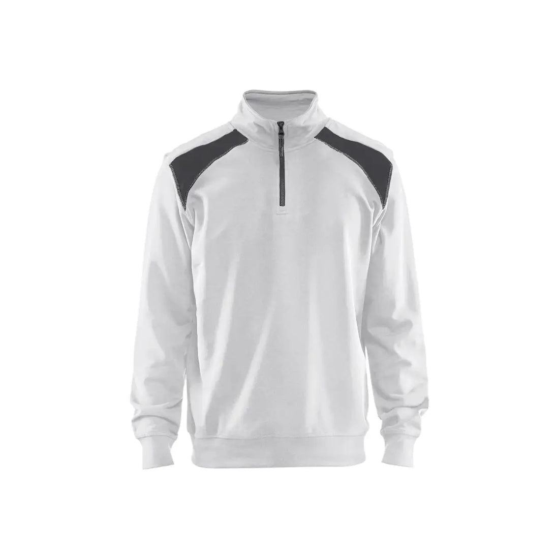 Blåkläder College lyhyt vetoketju 33531158 - Valkoinen/Tummanharmaa / XL - Blåkläder työvaatteet