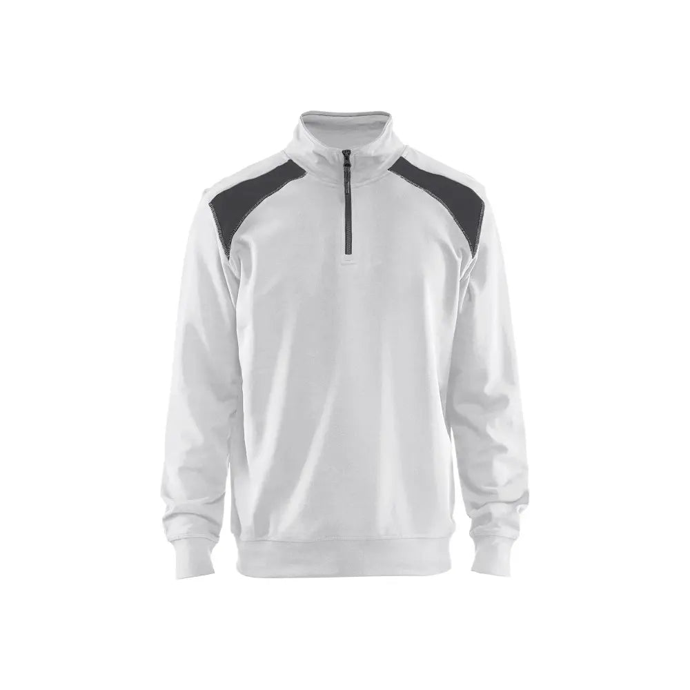 Blåkläder College lyhyt vetoketju 33531158 - Valkoinen/Tummanharmaa / XL - Blåkläder työvaatteet