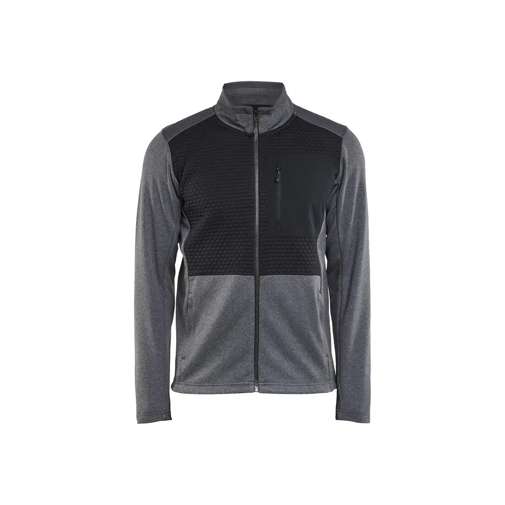 Blåkläder College vetoketjulla 35482533 - Meleerattu musta / 4XL - Blåkläder työvaatteet