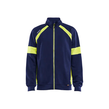Blåkläder College vetoketjulla 35671158 - Mariininsininen/Huomiokeltainen / 6XL - Blåkläder työvaatteet