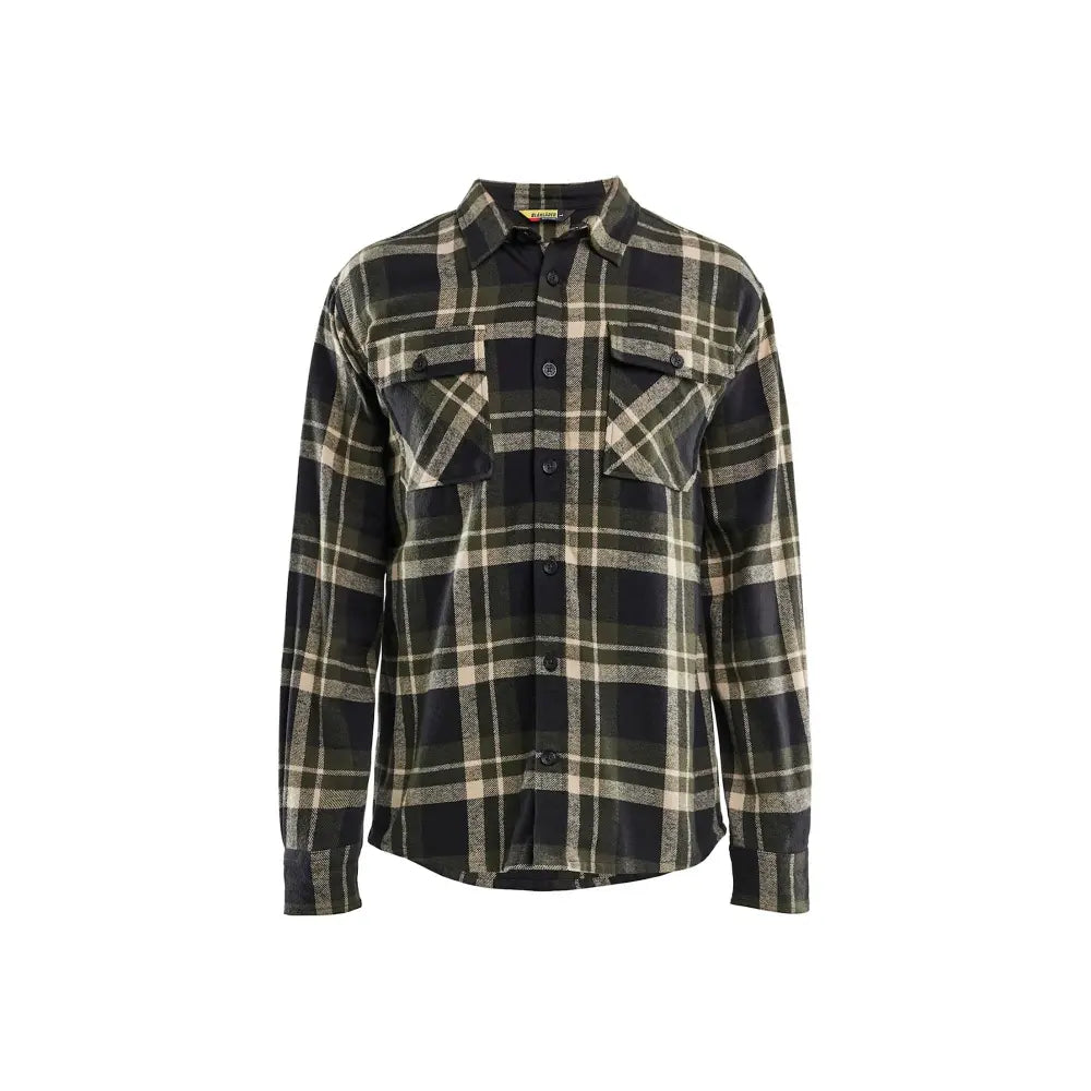 Blåkläder Flanellipaita 32881168 - Metsänvihreä/Musta / XS - Blåkläder työvaatteet