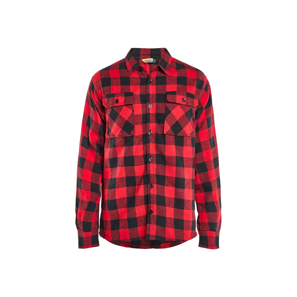 Blåkläder Flanellipaita 32881168 - Punainen/Musta / 4XL - Blåkläder työvaatteet