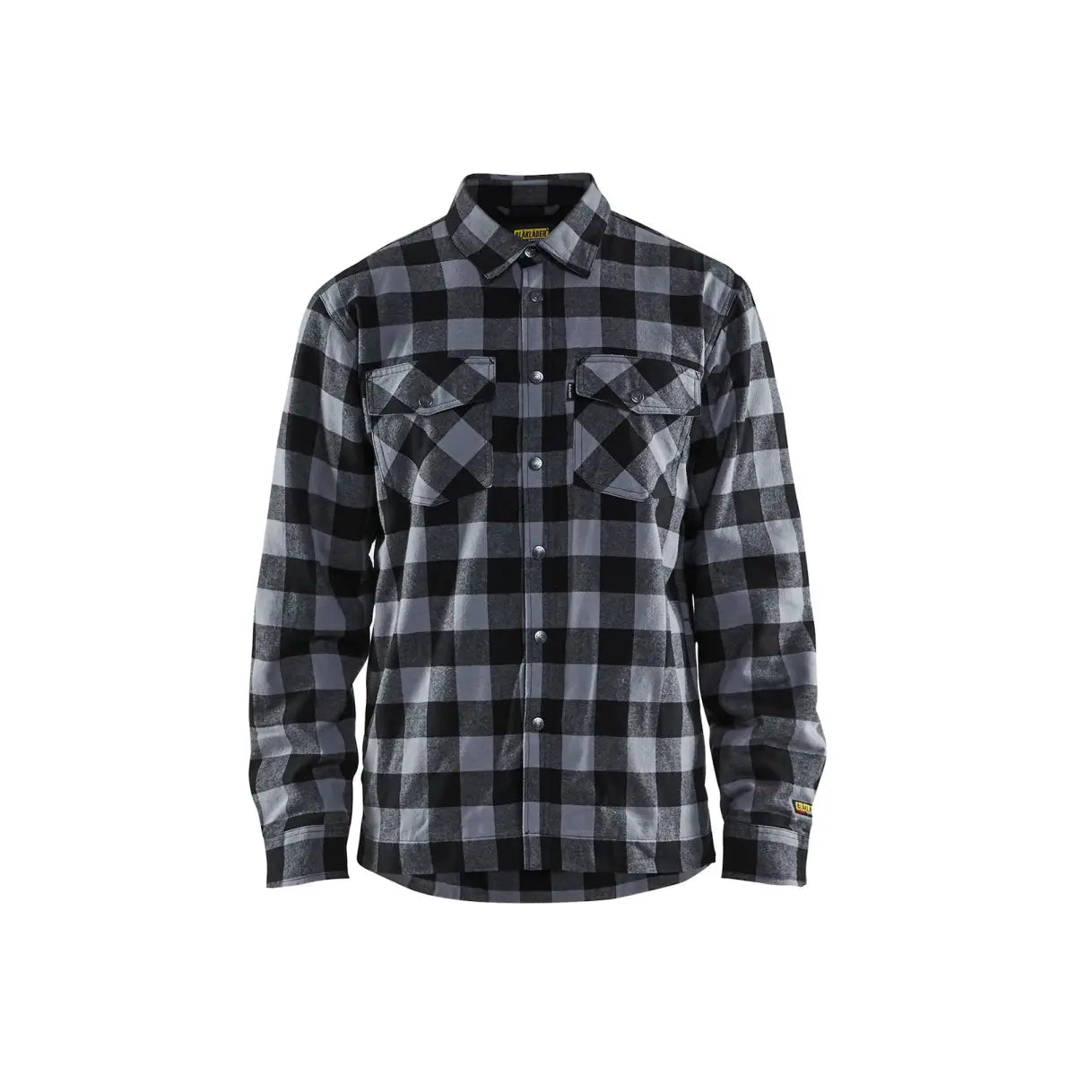 Blåkläder Flanellipaita vuorellinen 32251131 - Tummanharmaa/Musta / L - Blåkläder työvaatteet