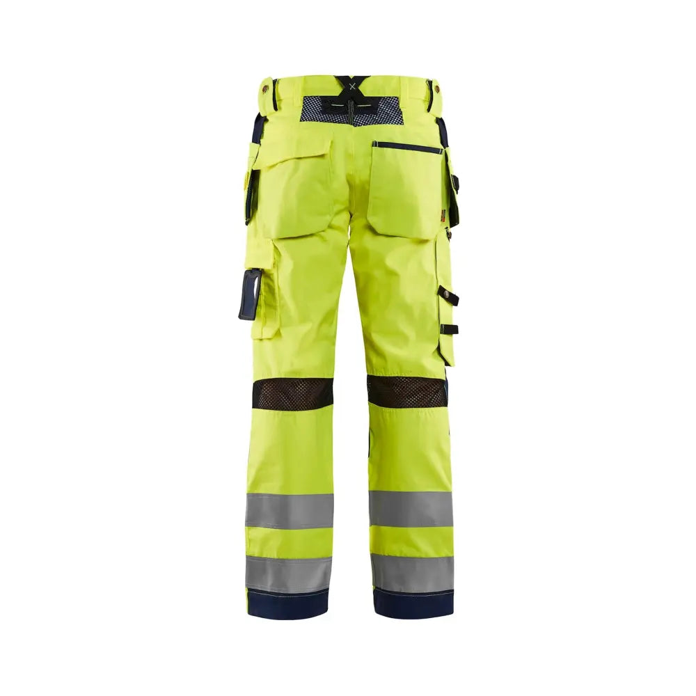 Blåkläder Hengittävät highvis riipputaskuhousut 15651811 - Työvaatteet