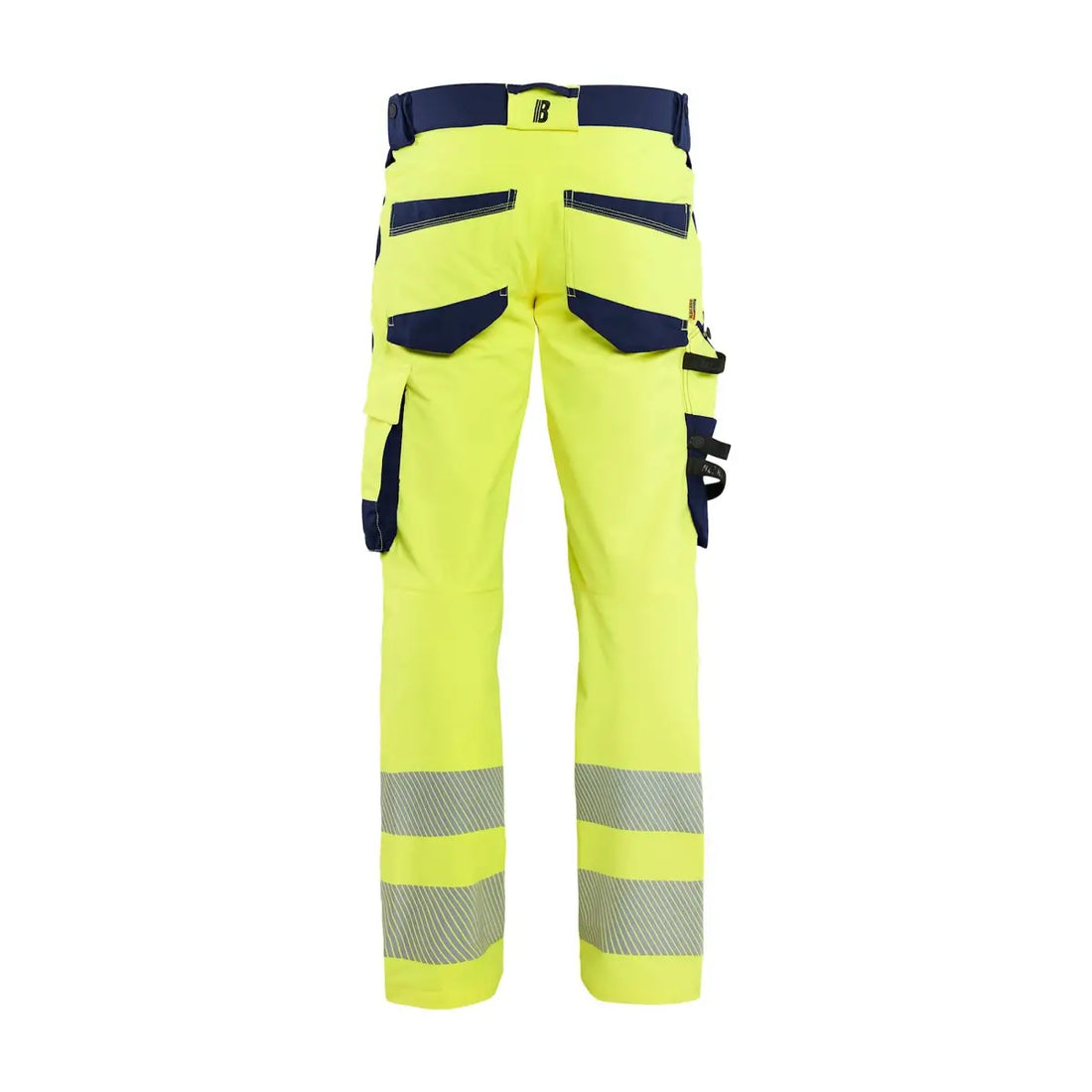Blåkläder High-Vis Housut 4-Way Stretch 11241648 - Huomiokeltainen/Mariininsininen / C58 - Työvaatteet
