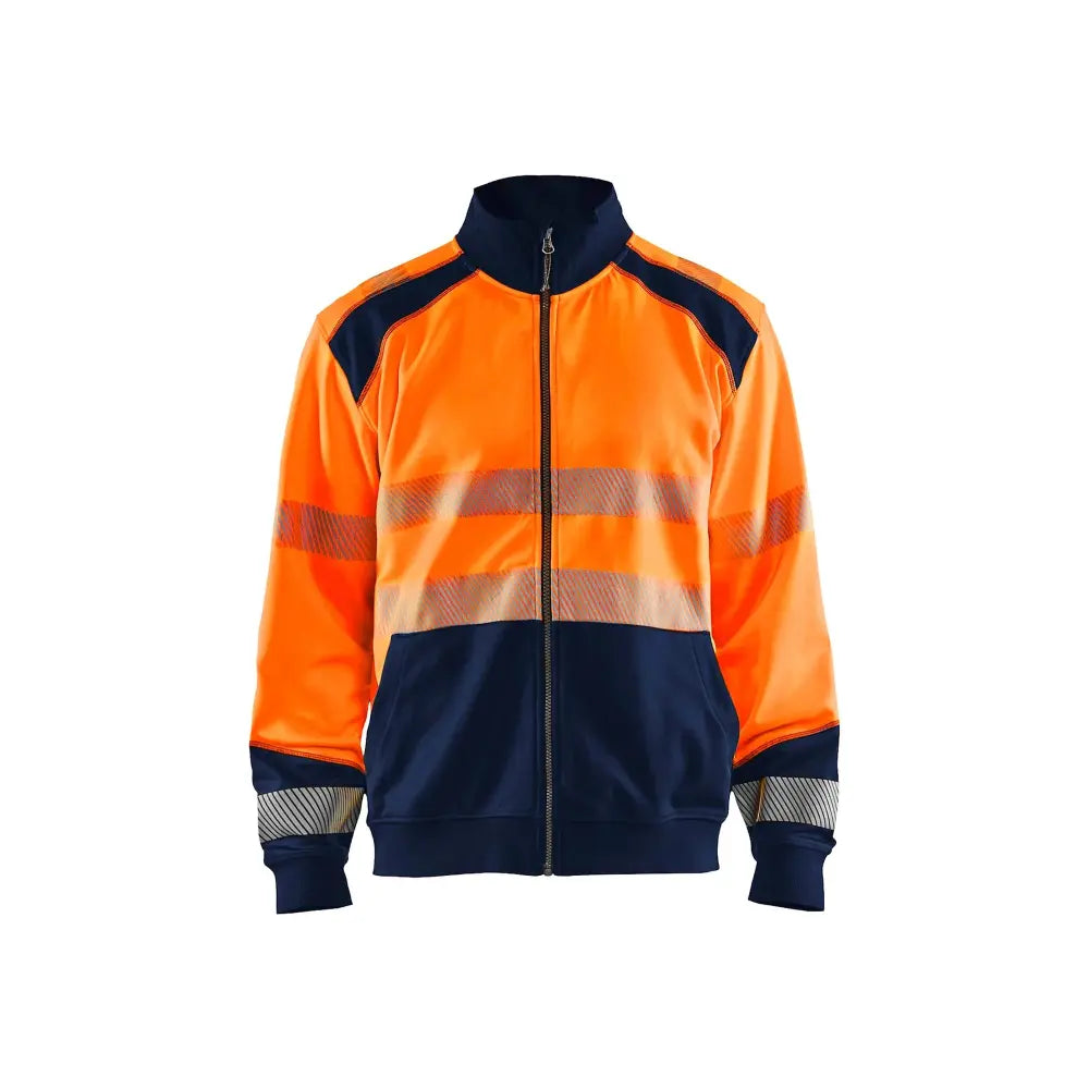 Blåkläder Highvis college vetoketjulla 35582528 - Huomio-oranssi/Mariininsininen / XS - Blåkläder työvaatteet