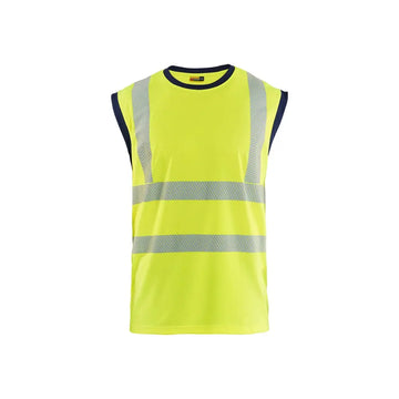 Blåkläder Highvis hihaton paita 35751013 - Huomiokeltainen/Mariininsininen / S/M - Blåkläder työvaatteet