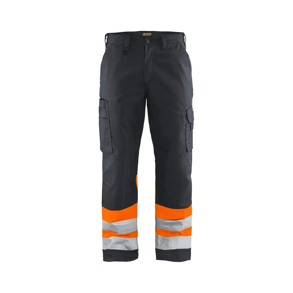 Blåkläder Highvis housut 15641811 - Grafiitinharmaa/Huomiooranssi / C62 - Työhousut