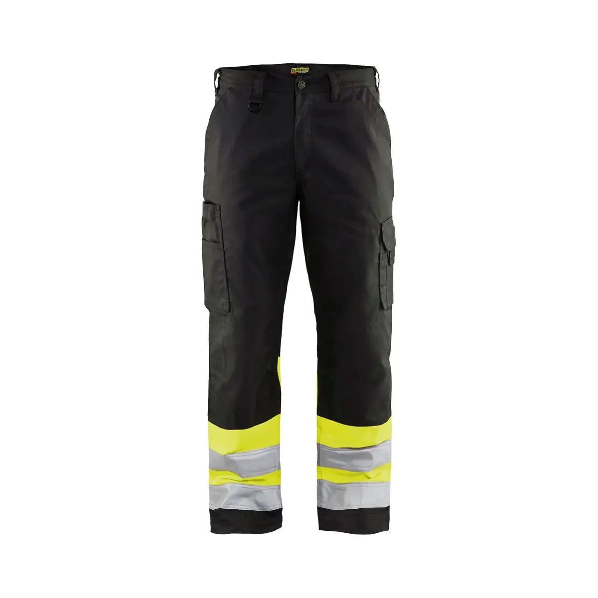 Blåkläder Highvis housut 15641811 - Musta/Huomiokeltainen / D120 - Työhousut
