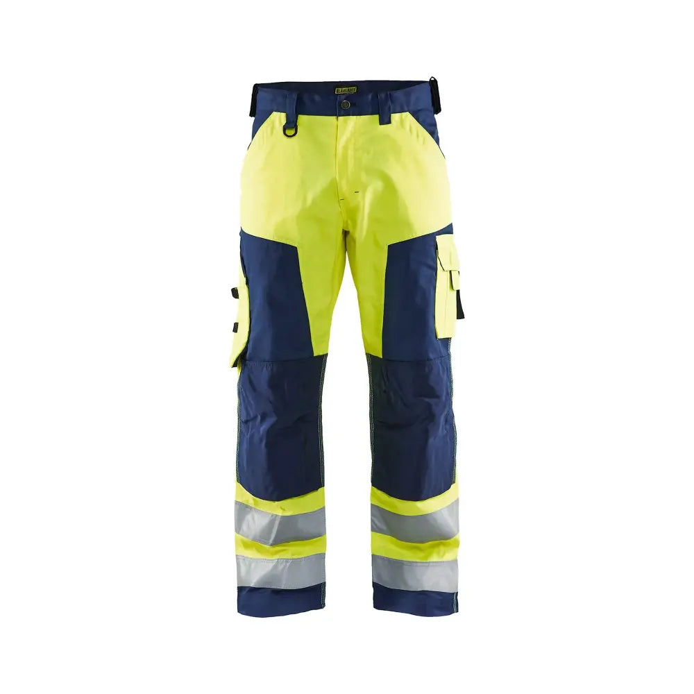 Blåkläder Highvis housut 15661811 - Huomiokeltainen/Mariininsininen / C46 - Työvaatteet