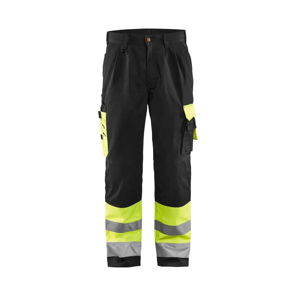 Blåkläder Highvis housut 15841860 - Huomiokeltainen/Musta / C58 - Työvaatteet