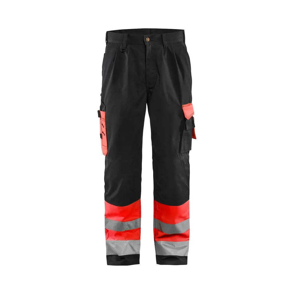 Blåkläder Highvis housut 15841860 - Huomiopunainen/Musta / D124 - Työvaatteet