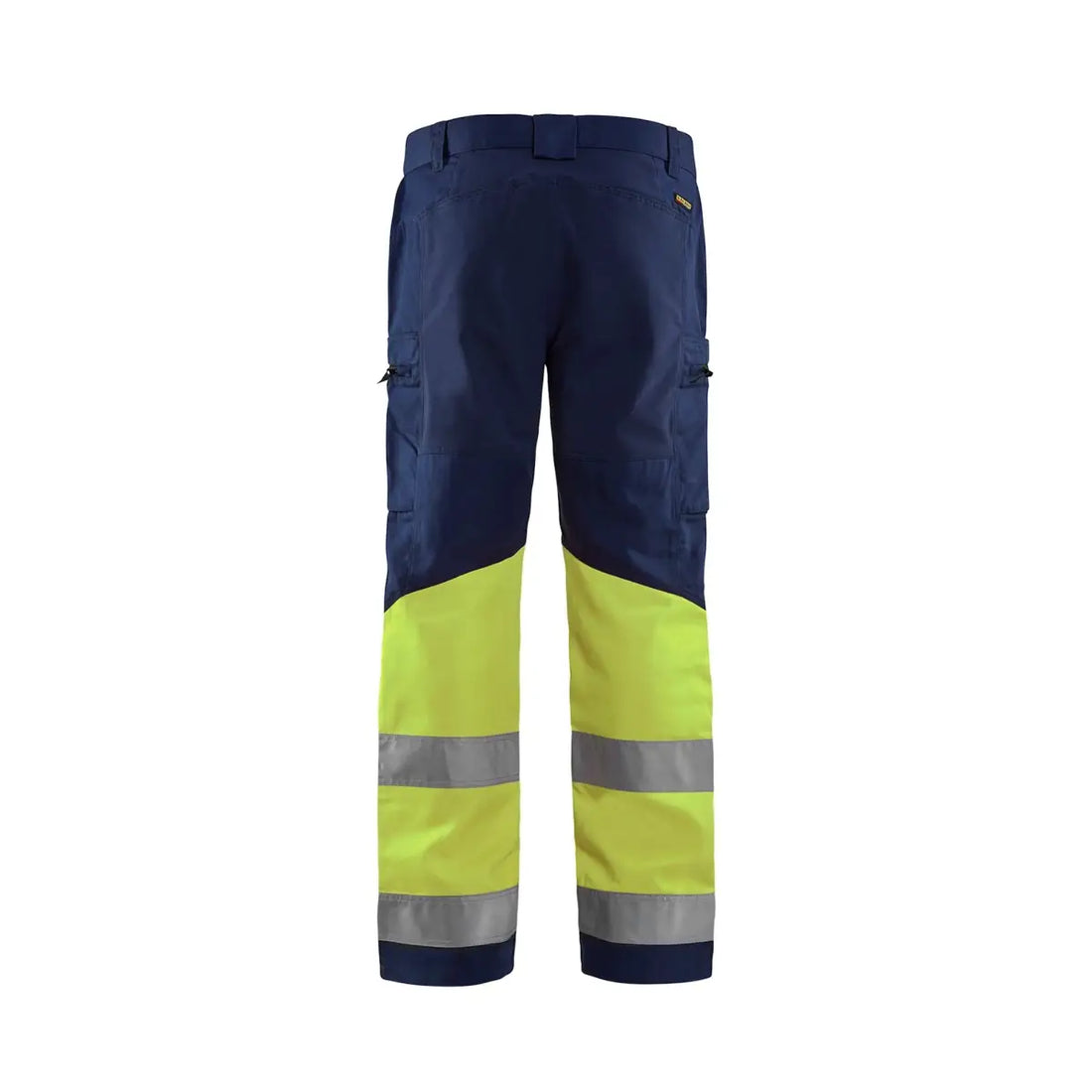 Blåkläder Highvis housut stretch 15511811 - Mariininsininen/Huomiokeltainen / C146 - Työvaatteet