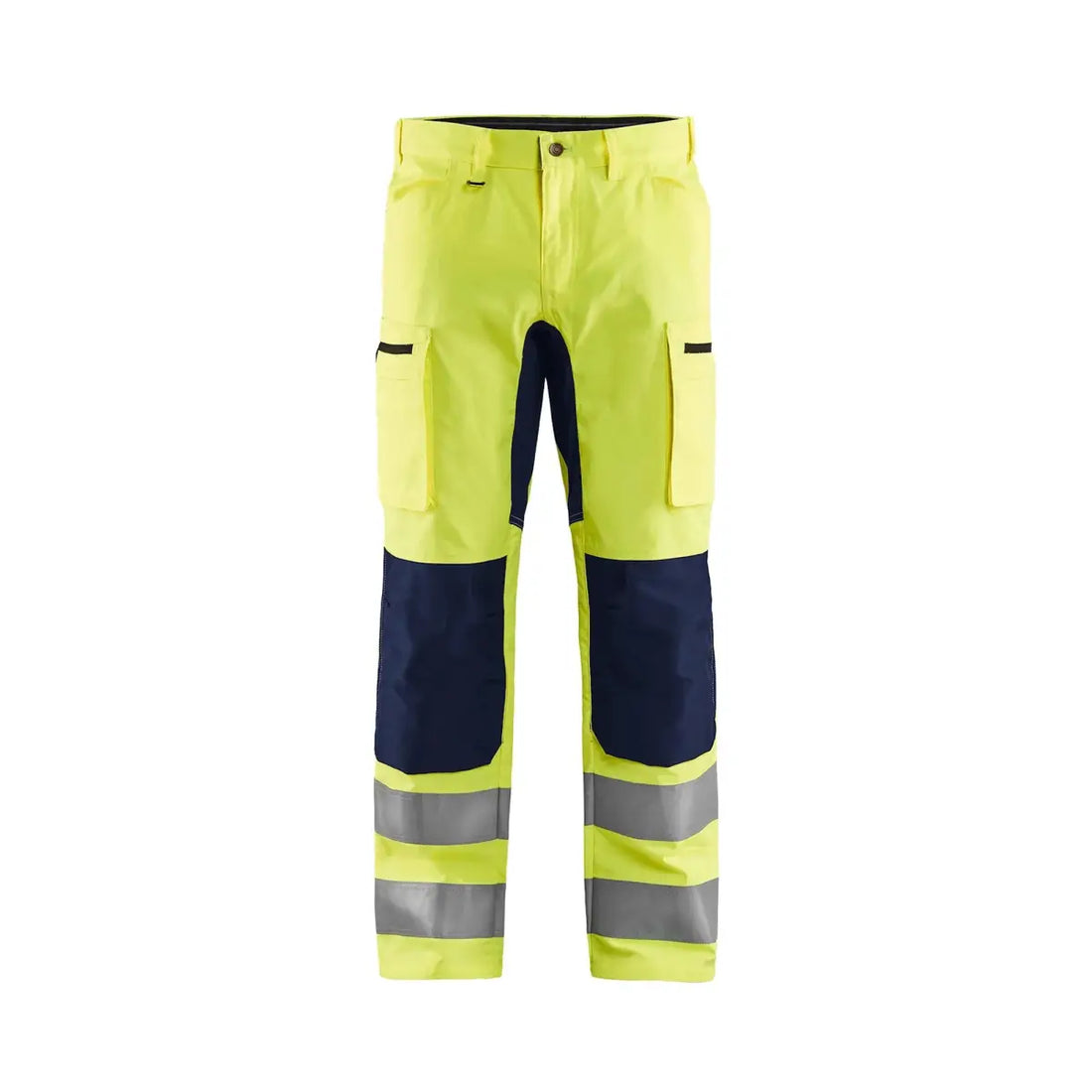 Blåkläder Highvis housut Stretch 15851811 - Huomiokeltainen/Mariininsininen / C54 - Työvaatteet