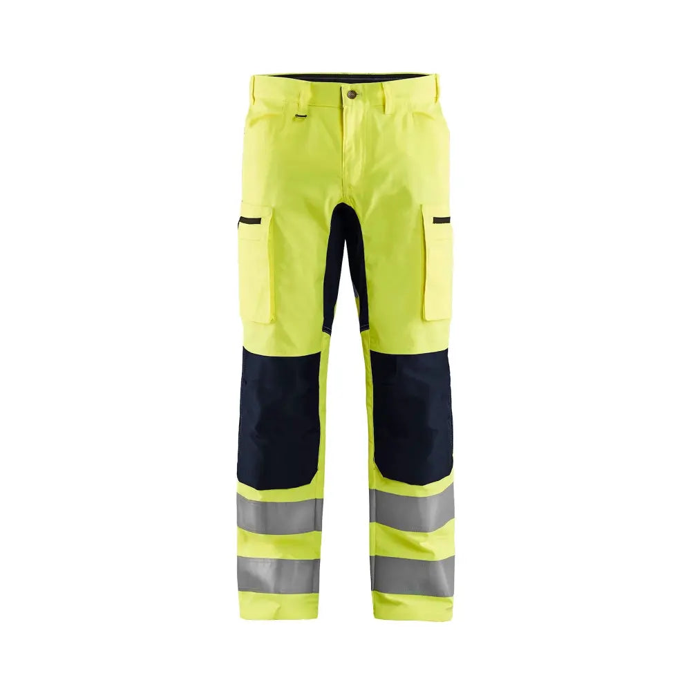 Blåkläder Highvis housut Stretch 15851811 - Huomiokeltainen/Musta / C150 - Työvaatteet