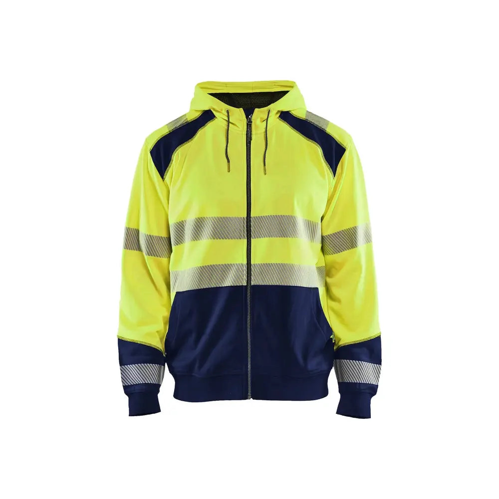 Blåkläder Highvis huppari 35462528 - Huomiokeltainen/Mariininsininen / XXXL - Blåkläder työvaatteet
